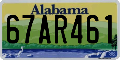AL license plate 67AR461