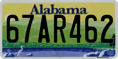 AL license plate 67AR462