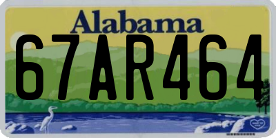AL license plate 67AR464