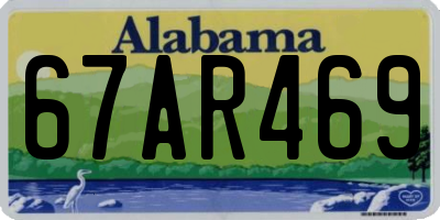 AL license plate 67AR469