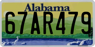 AL license plate 67AR479