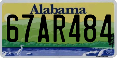 AL license plate 67AR484