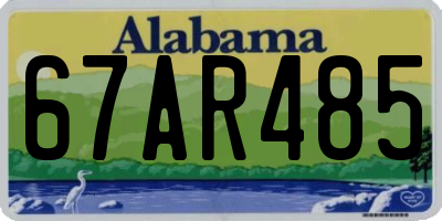 AL license plate 67AR485