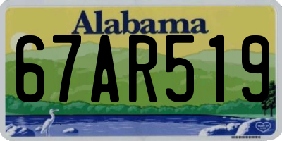 AL license plate 67AR519