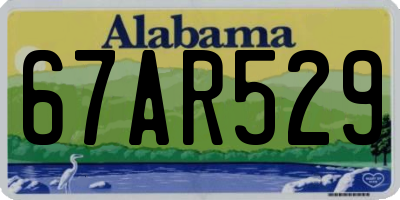 AL license plate 67AR529