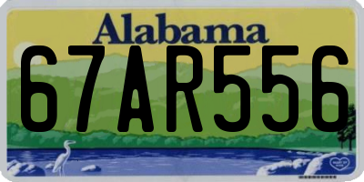 AL license plate 67AR556