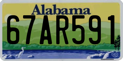 AL license plate 67AR591