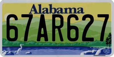 AL license plate 67AR627
