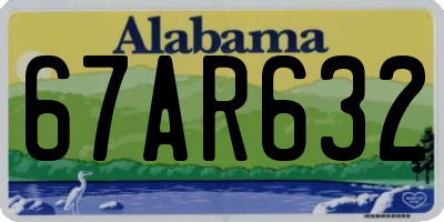AL license plate 67AR632