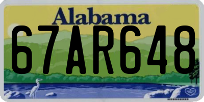 AL license plate 67AR648