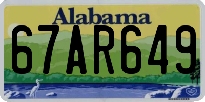AL license plate 67AR649
