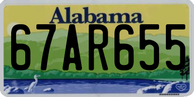 AL license plate 67AR655