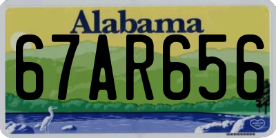 AL license plate 67AR656