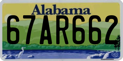 AL license plate 67AR662