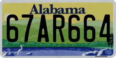 AL license plate 67AR664