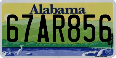 AL license plate 67AR856