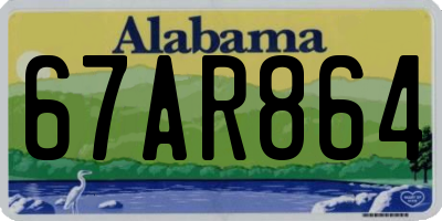 AL license plate 67AR864