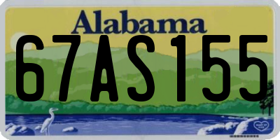 AL license plate 67AS155