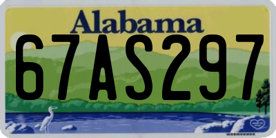 AL license plate 67AS297