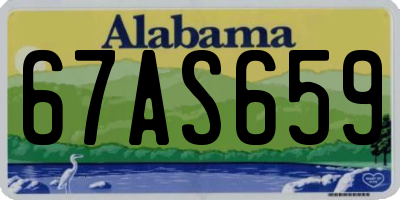 AL license plate 67AS659
