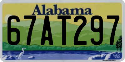 AL license plate 67AT297