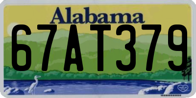 AL license plate 67AT379