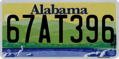 AL license plate 67AT396