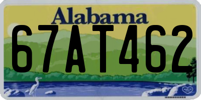 AL license plate 67AT462