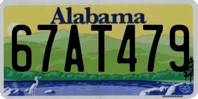 AL license plate 67AT479