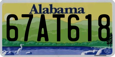 AL license plate 67AT618