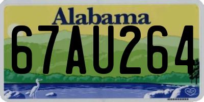 AL license plate 67AU264