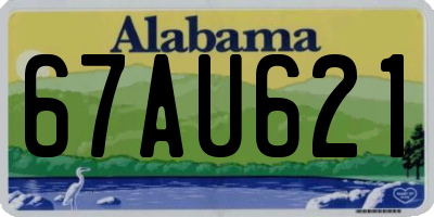 AL license plate 67AU621