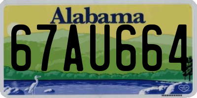 AL license plate 67AU664