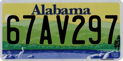 AL license plate 67AV297