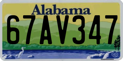 AL license plate 67AV347