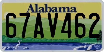 AL license plate 67AV462
