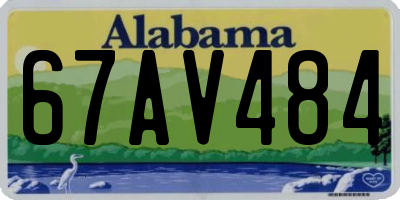 AL license plate 67AV484