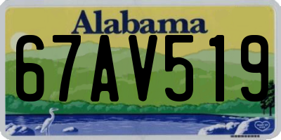 AL license plate 67AV519