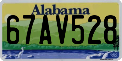 AL license plate 67AV528