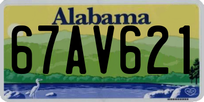 AL license plate 67AV621