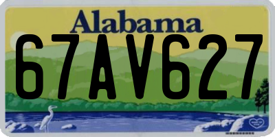 AL license plate 67AV627