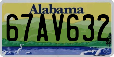 AL license plate 67AV632