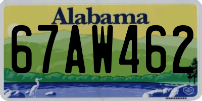AL license plate 67AW462