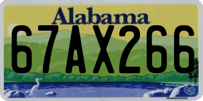 AL license plate 67AX266