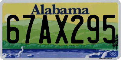 AL license plate 67AX295