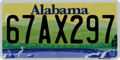 AL license plate 67AX297