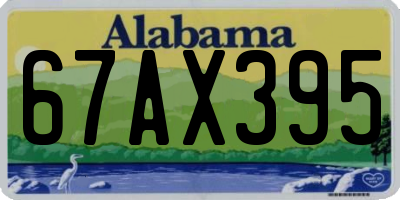 AL license plate 67AX395
