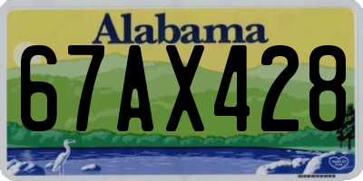 AL license plate 67AX428