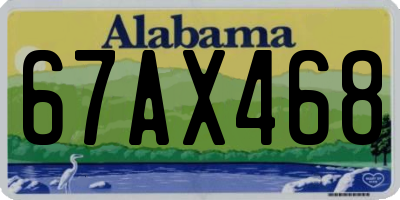 AL license plate 67AX468