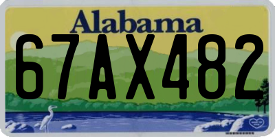 AL license plate 67AX482